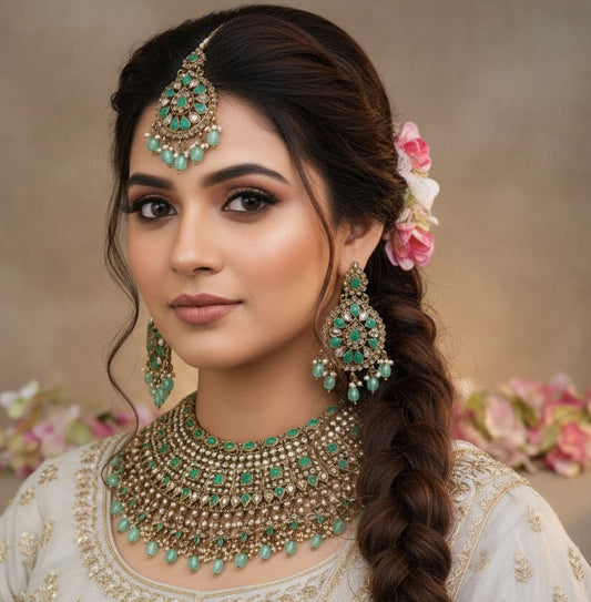 Krishi Polki Necklace Set