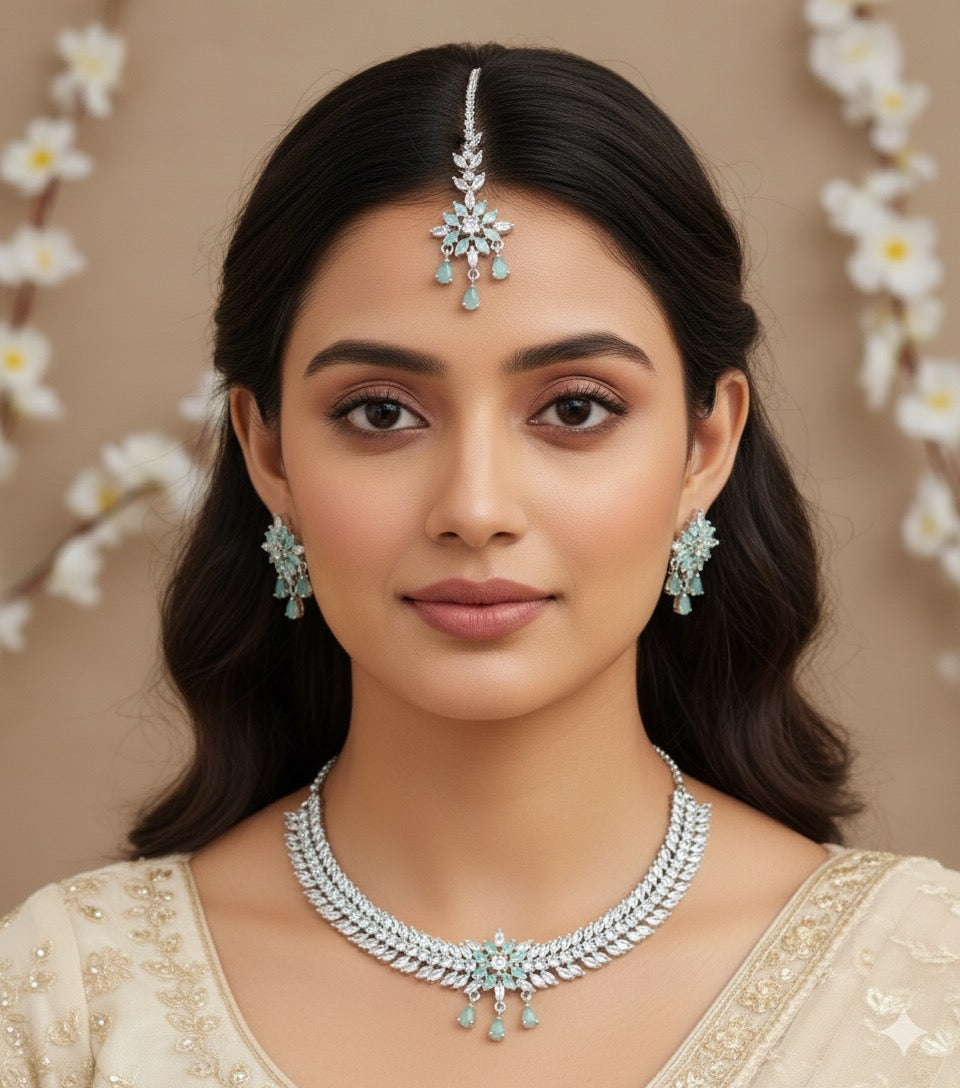 Swapna AD/CZ Necklace Set