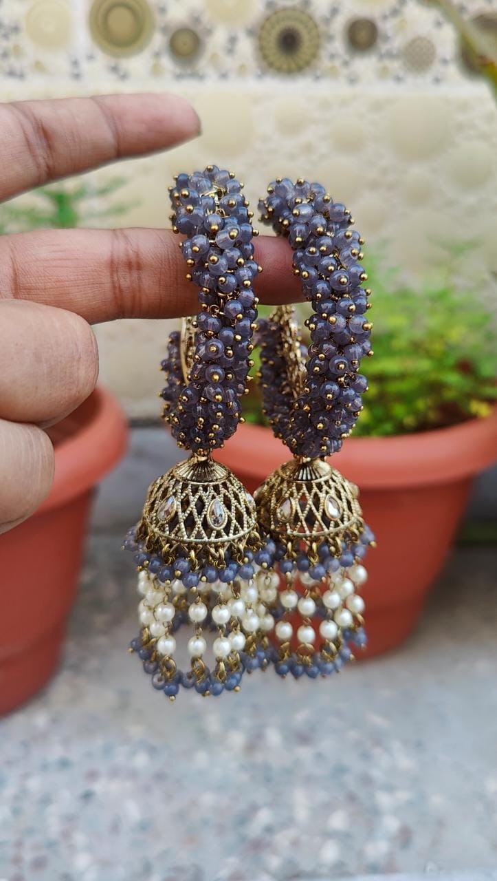 Sanita Oversized Polki Earrings