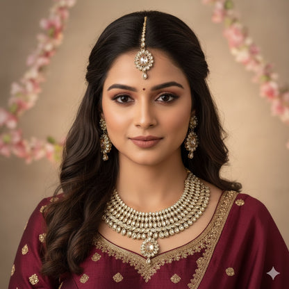 Trishala Semibridal/Bridal Necklace