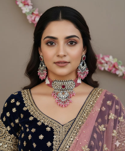 Aashiny Kundan Beaded Choker