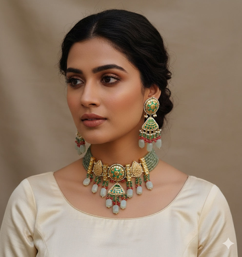 Madhavi Beaded Choker