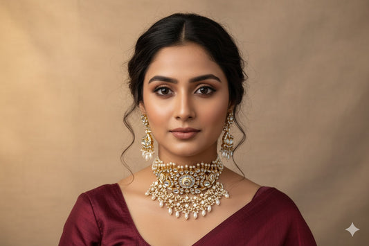 Arya Pachi Kundan Choker