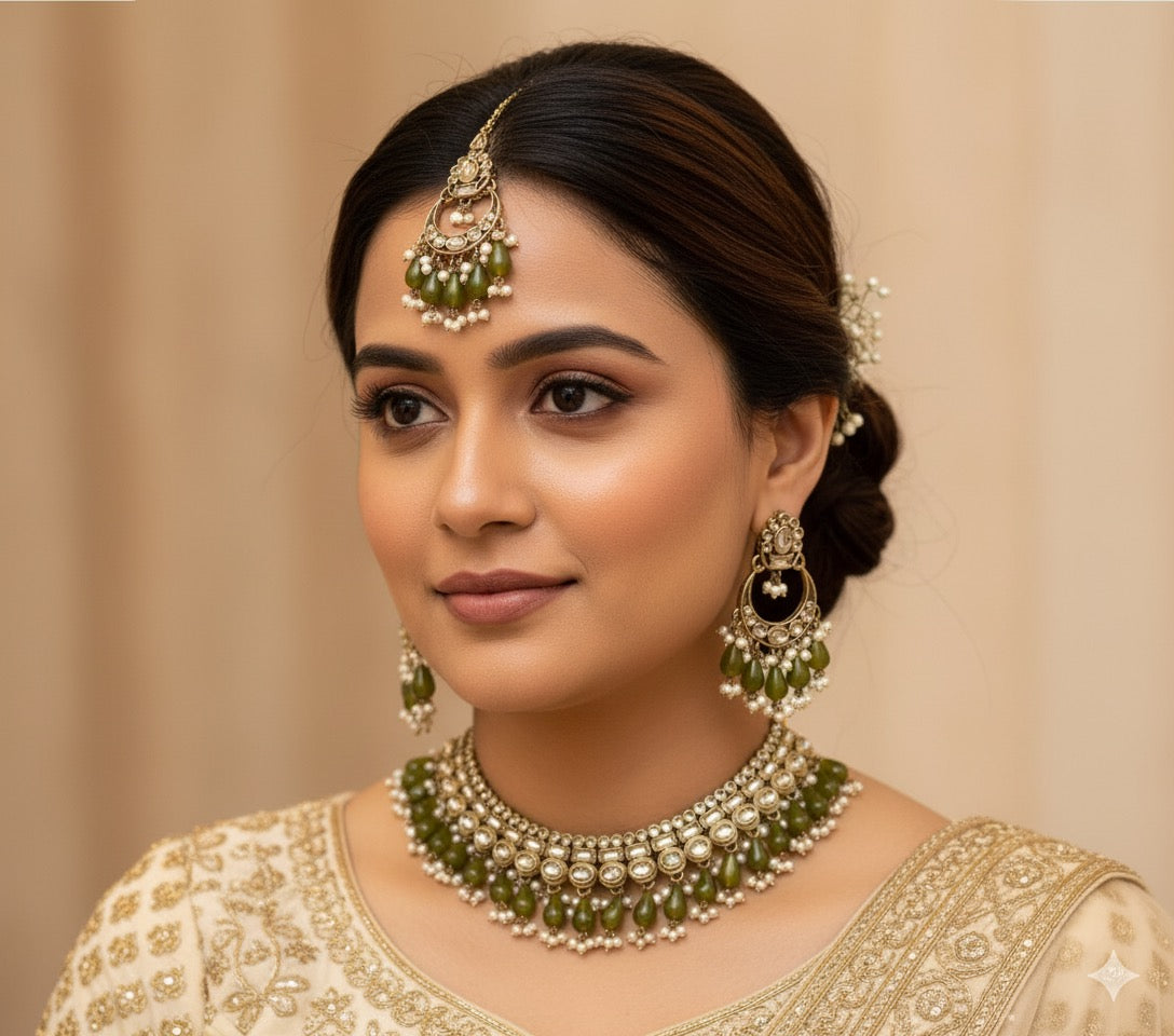 Reena Polki Necklace Set