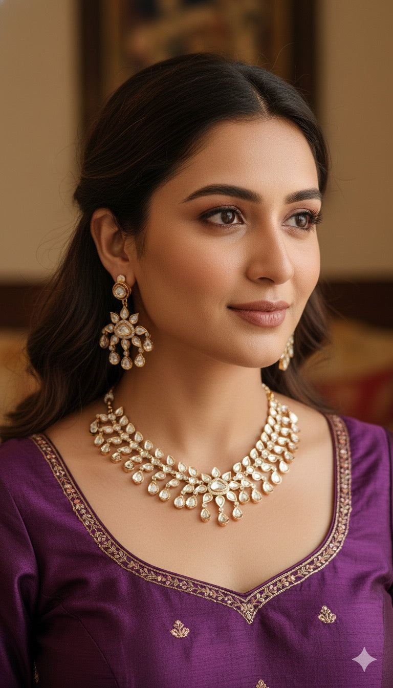 Tarini Uncut Kundan Set