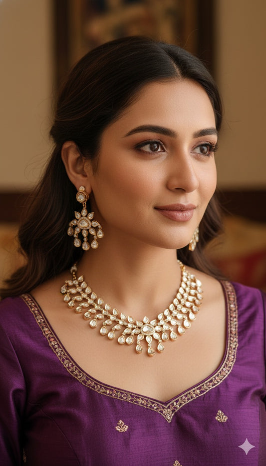 Tarini Uncut Kundan Set