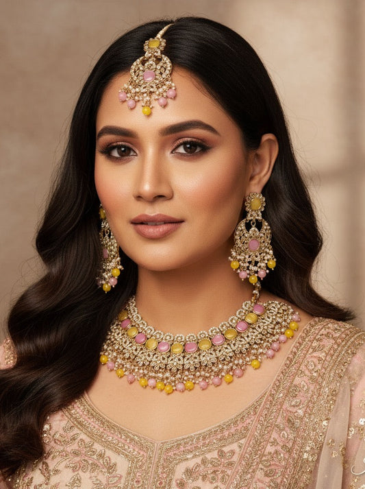 Amrita Polki Necklace Set