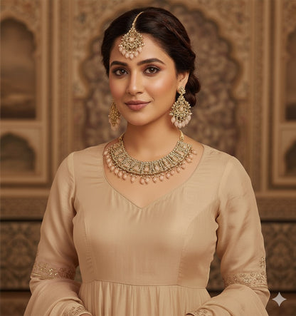 Aneesha Polki Necklace Set