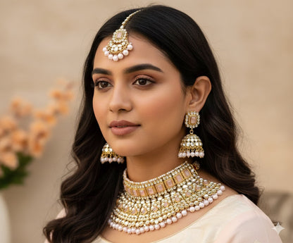 Anvika Kundan Bridal Set