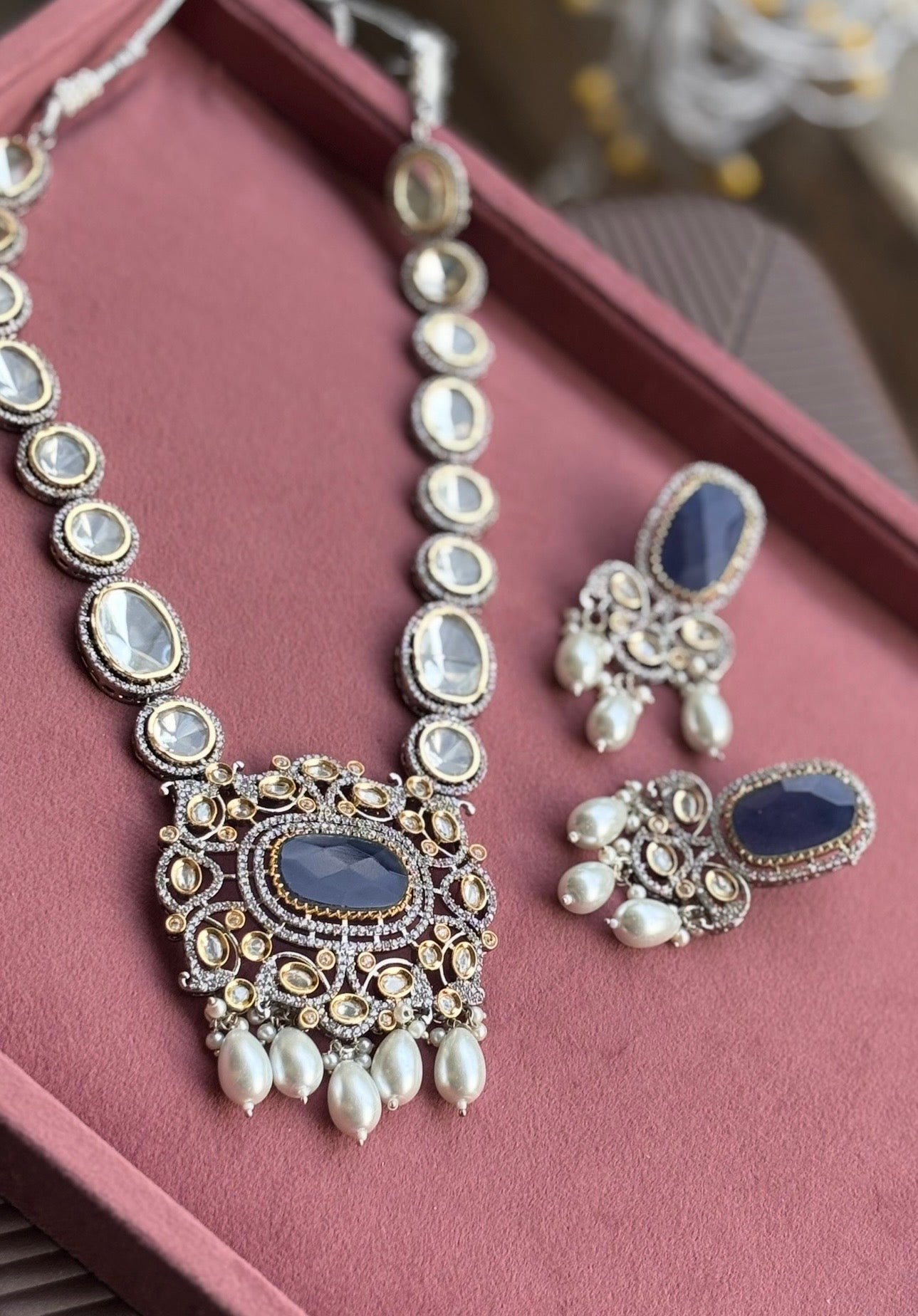 Hazel Uncut Kundan Set