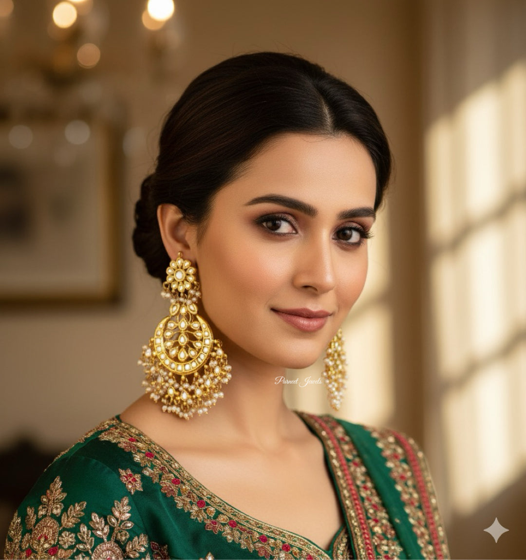 Ivaana Kundan Earrings