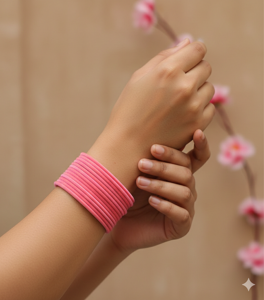 Velvet Bangles (Set of 12)