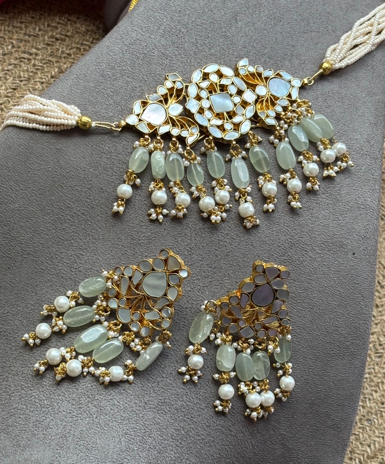 Samisha MOP Pachi Choker Set