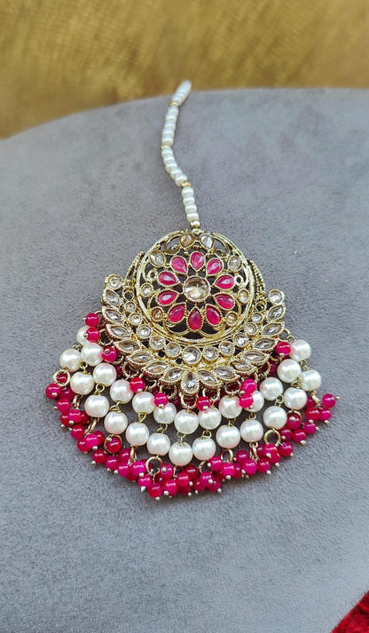 Aaradhya Polki Earrings Tikka