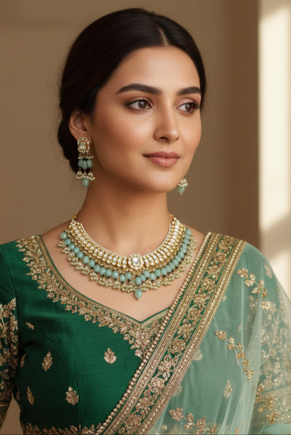 Rasha Pachi Kundan Necklace Set