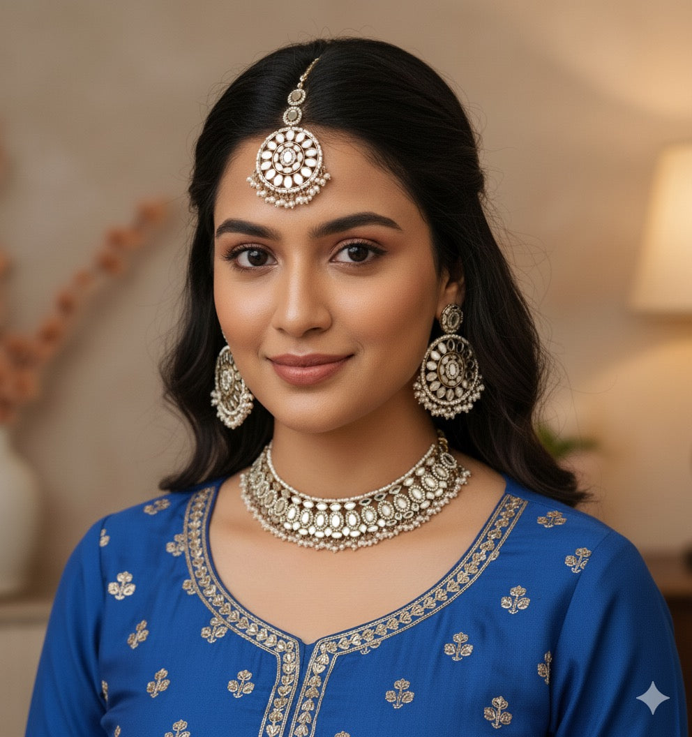 Pratiksha Mirror Necklace