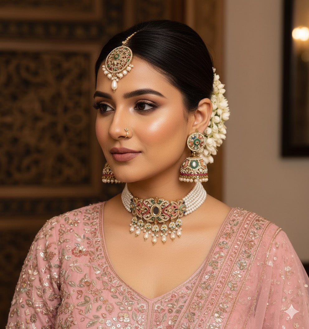 Namrata Mirror Choker Set