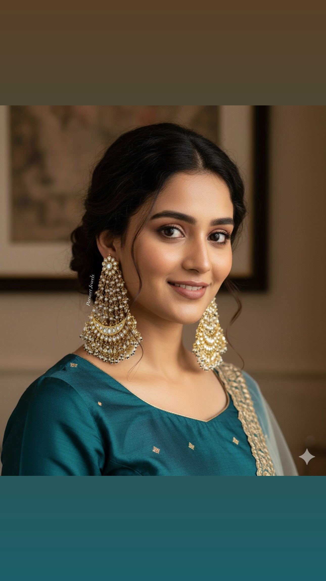 Charvi Jhumar Kundan Earrings