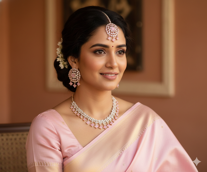 Ankisha AD/CZ Necklace Set