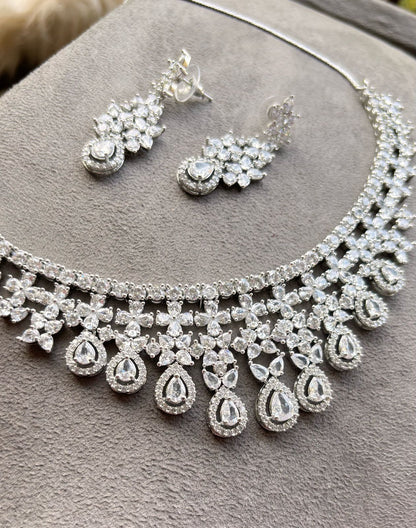 Avyana AD/CZ Necklace Set