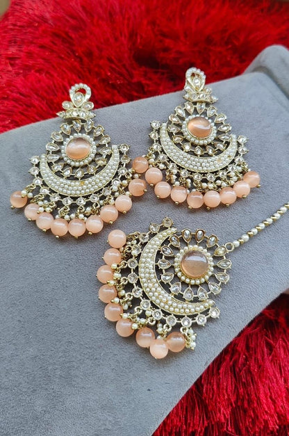Kalpana Polki Earrings Tikka