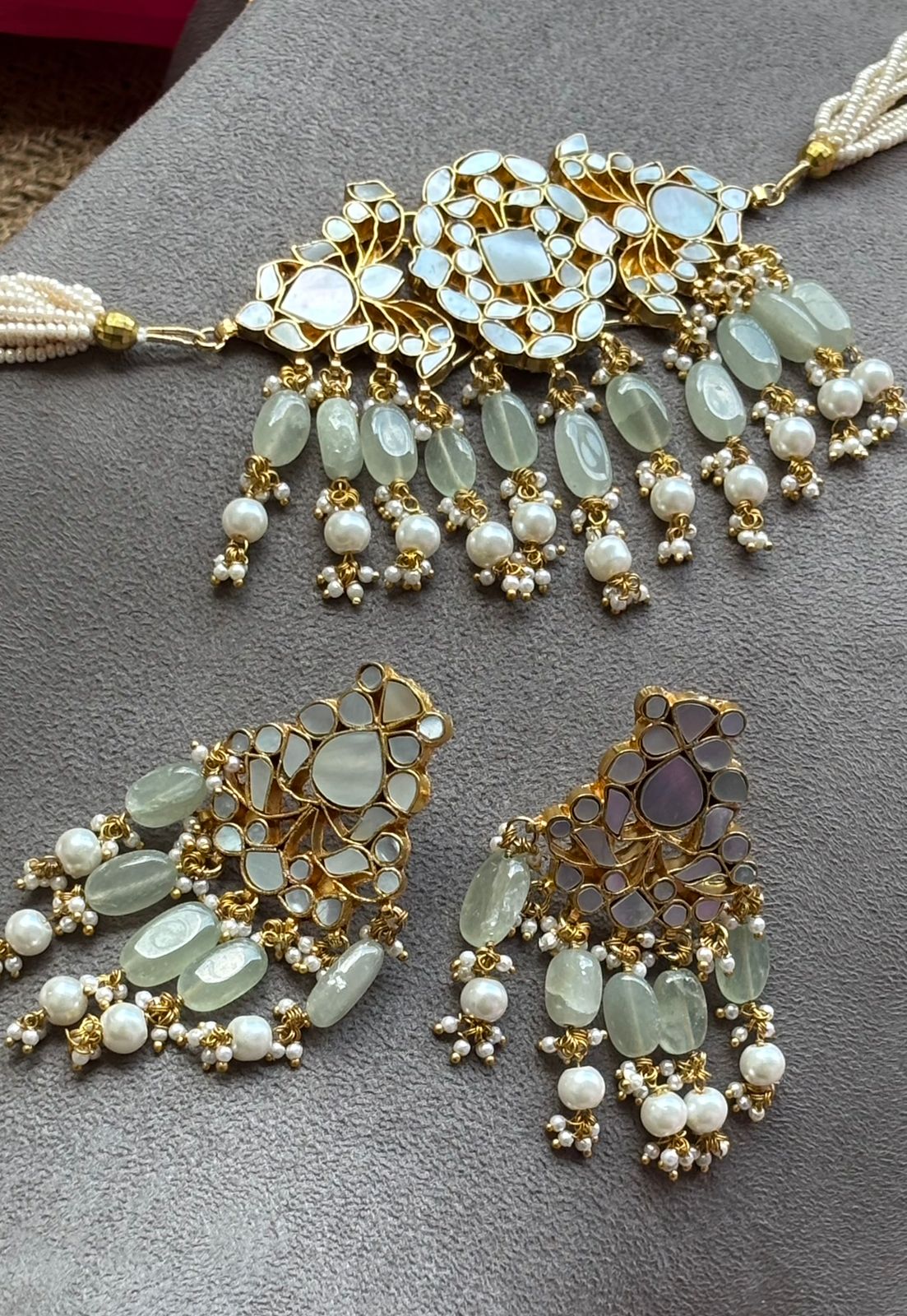 Samisha MOP Pachi Choker Set