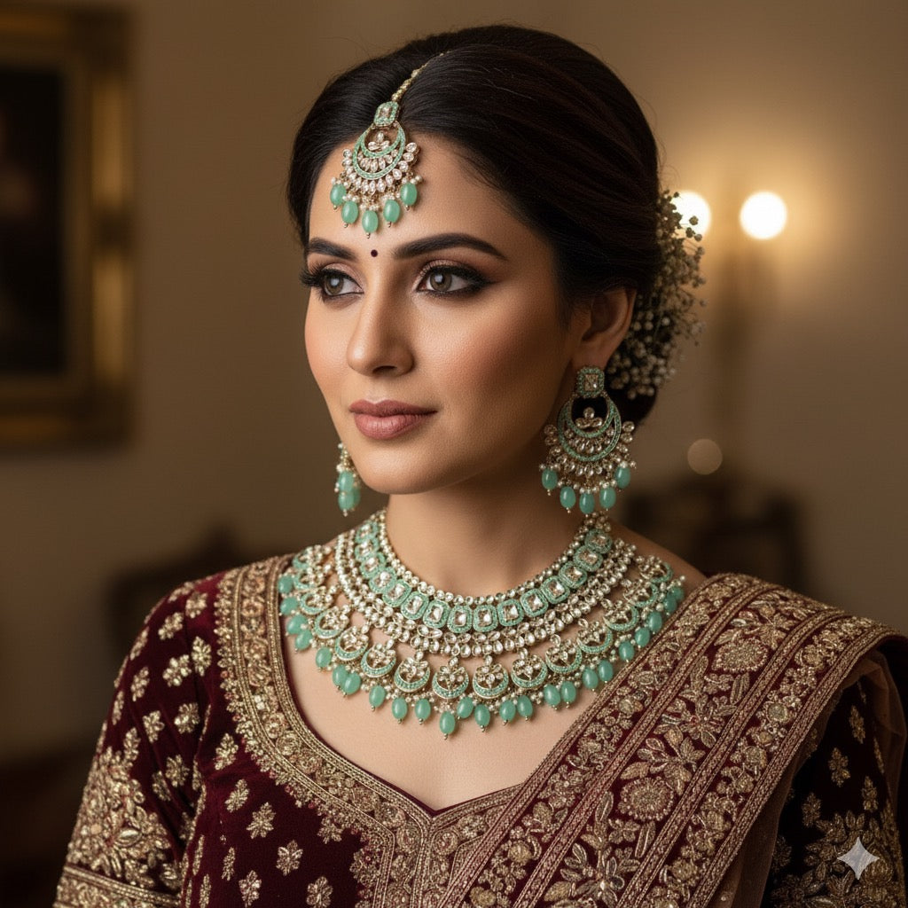 Aanya Polki Bridal Set