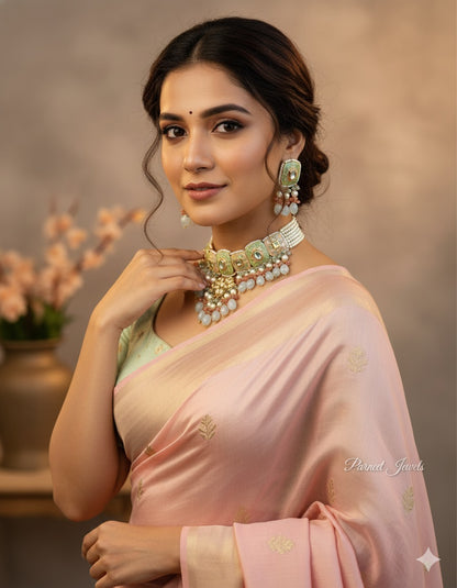 Prishti Meenakari Beaded Choker