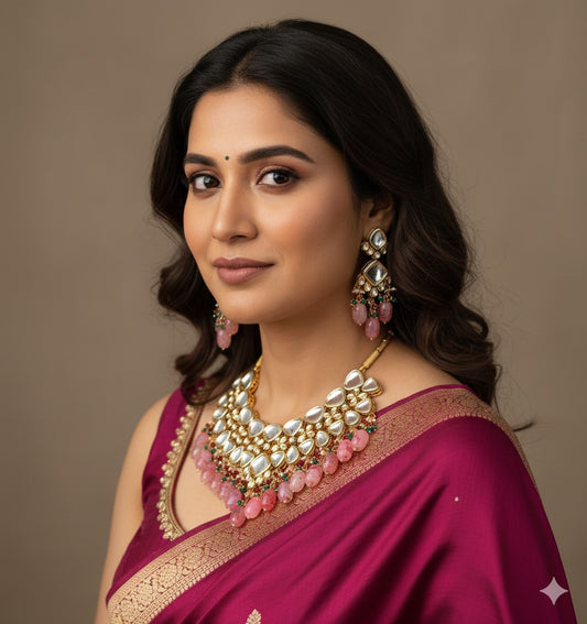 Rimisha Kundan Necklace Set