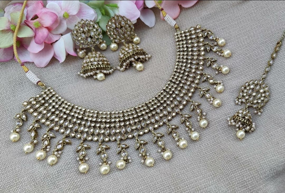 Mohini Polki Semi-bridal/Bridal Necklace
