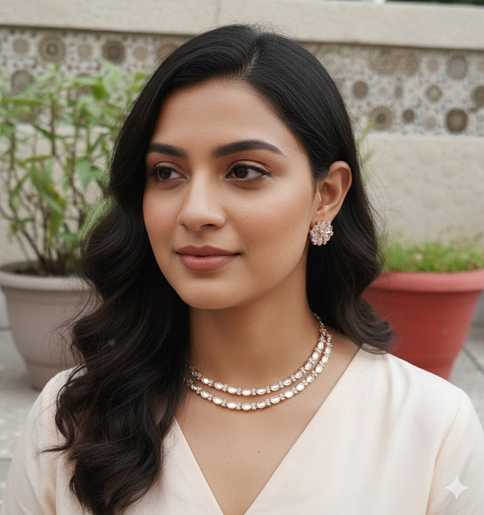 Nivedita Uncut Kundan Set