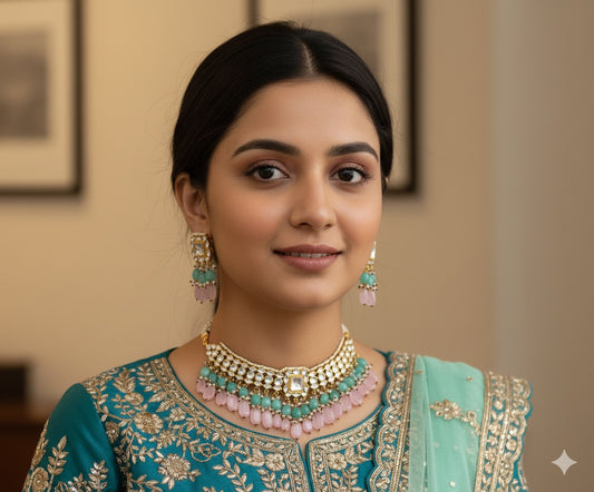 Sayli Pachi Kundan Choker