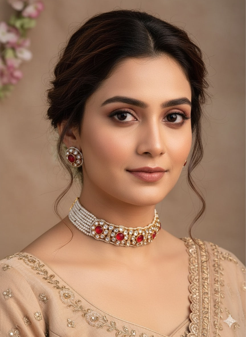 Ameesha Beaded Choker Set