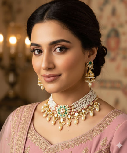 Meghana Pachi Kundan Choker