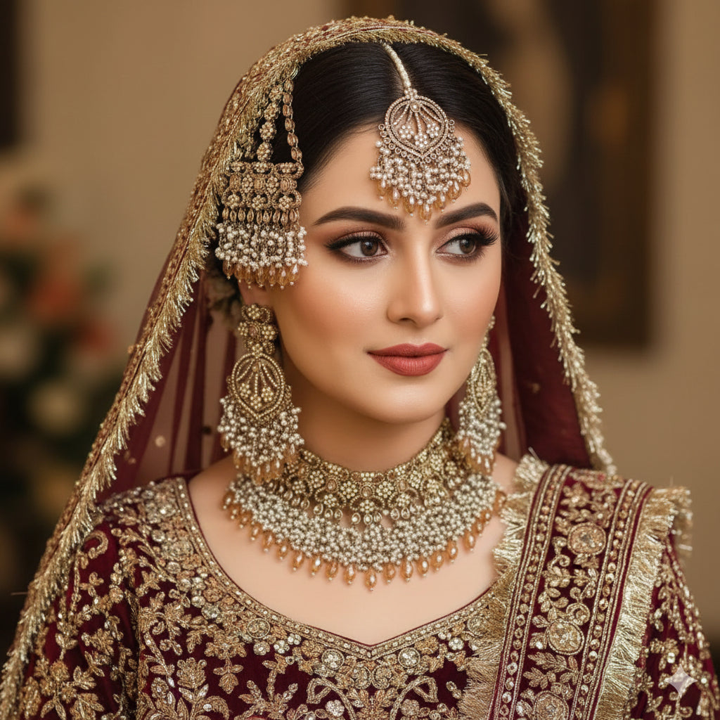 Chetna Bridal Jhumar Choker Set