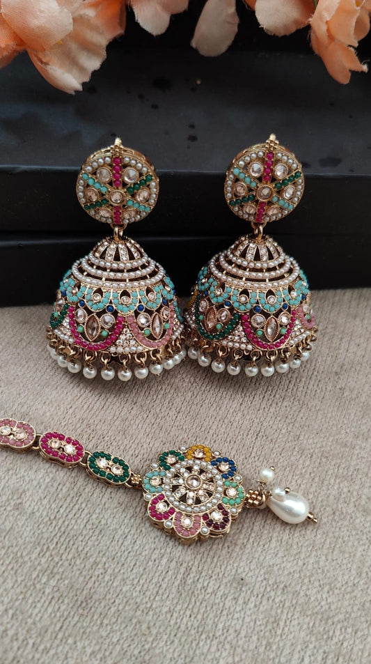 Bhavya Polki Jhumki Tikka