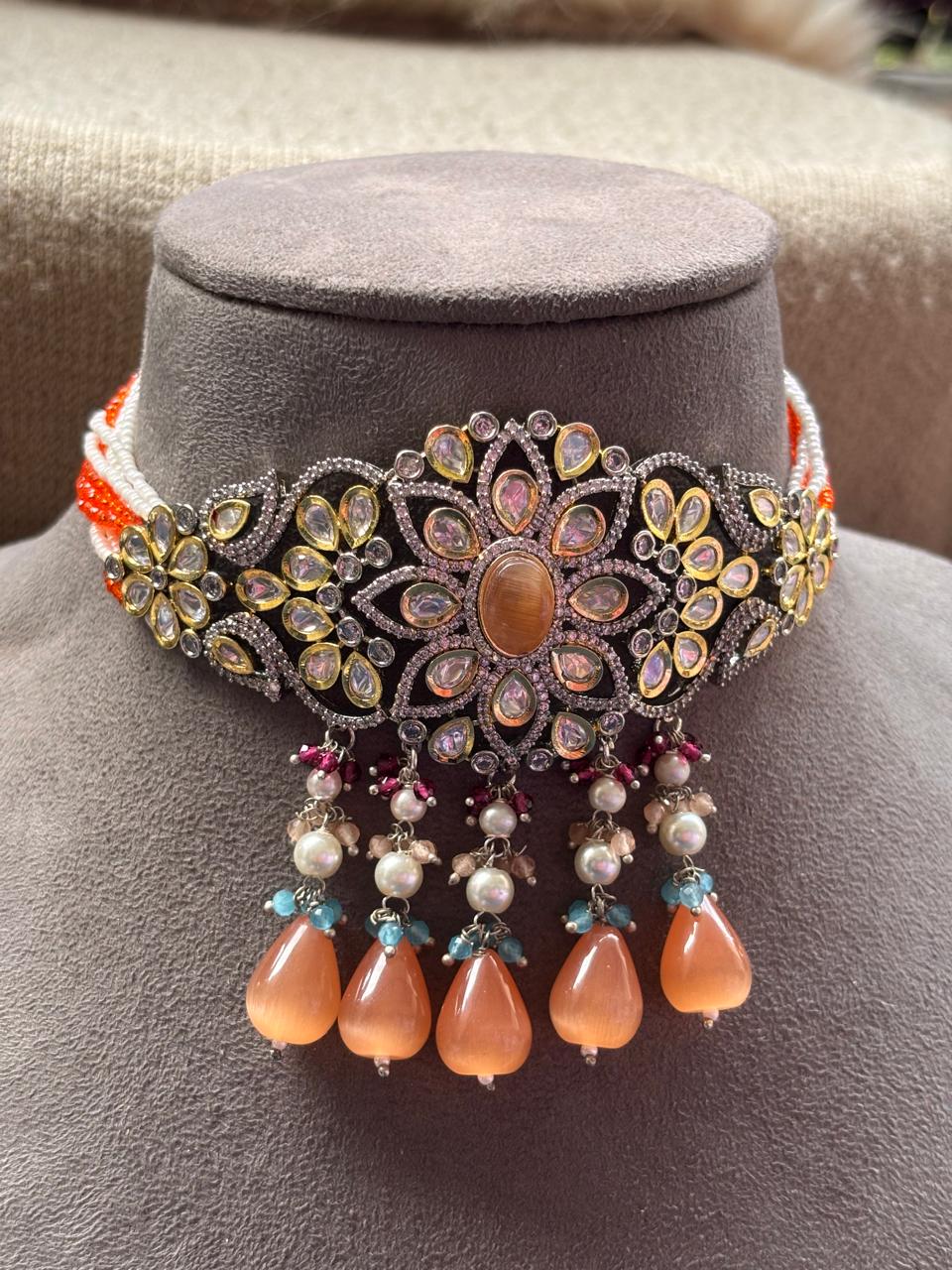 Kashish Beaded Choker Set