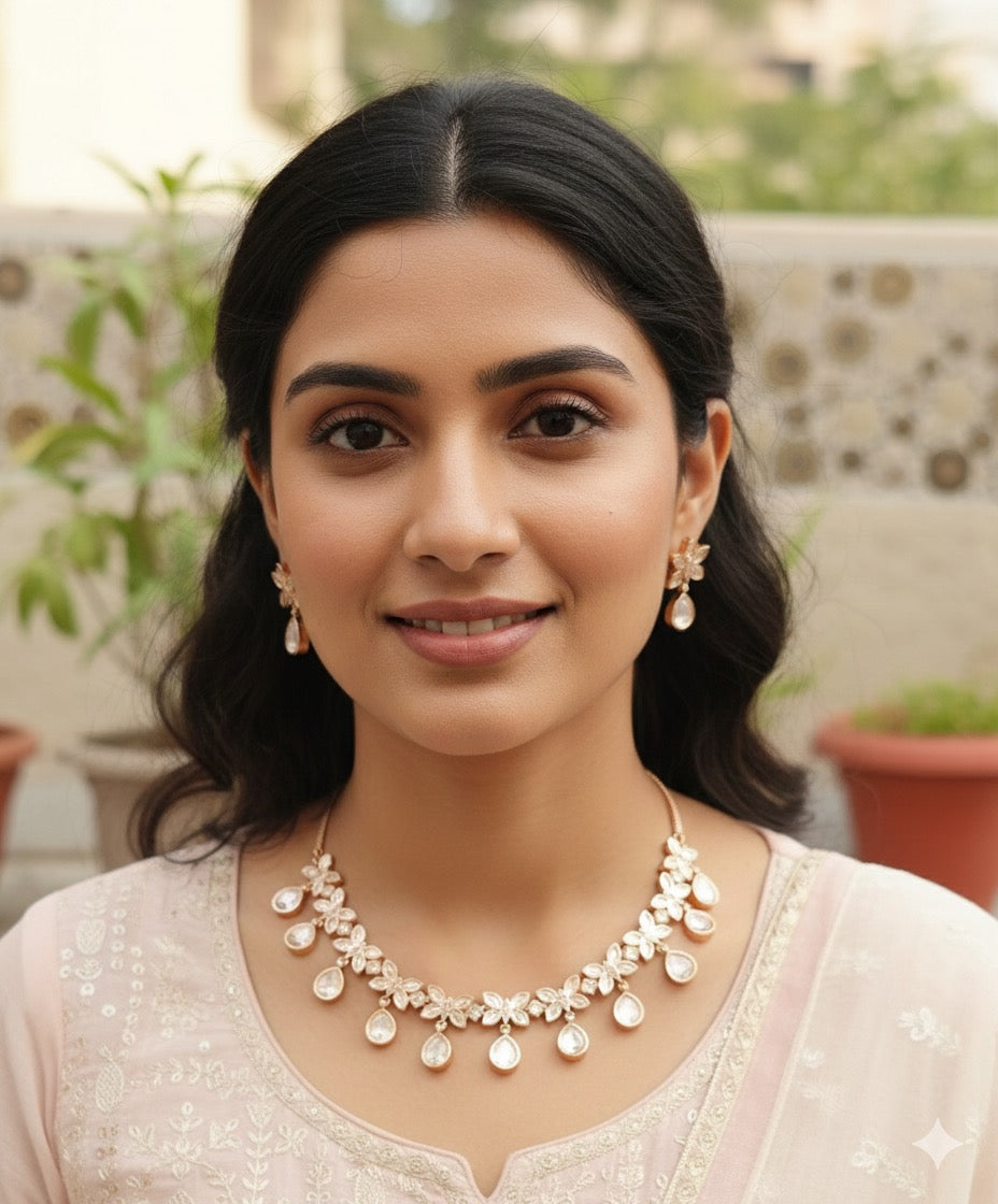 Manreet Uncut Kundan Set