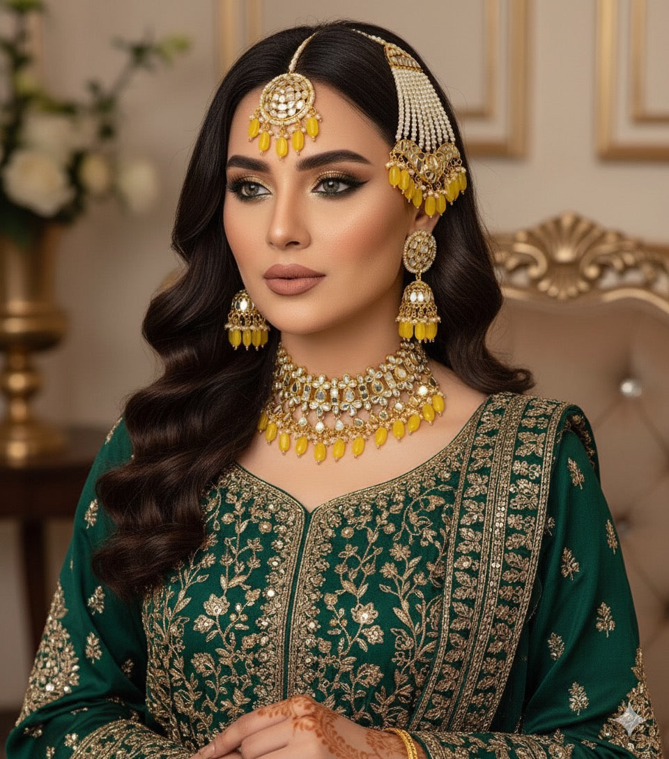 Ikra Mirror Necklace Set