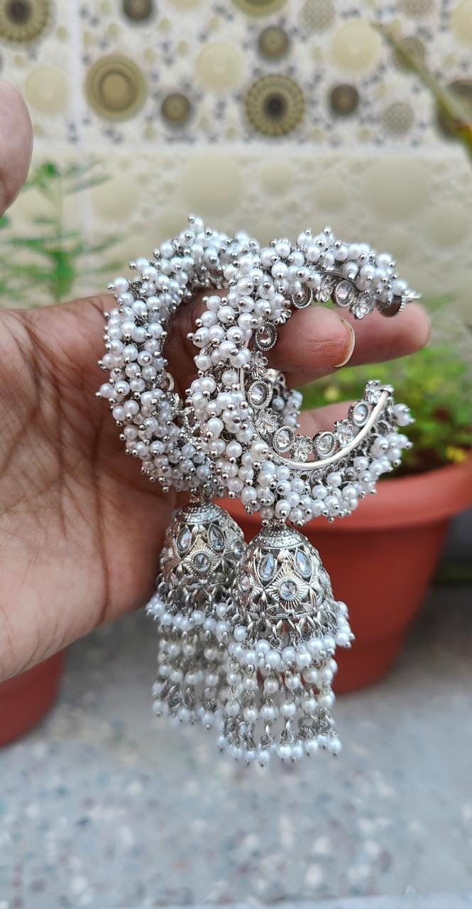 Sanita Oversized Polki Earrings
