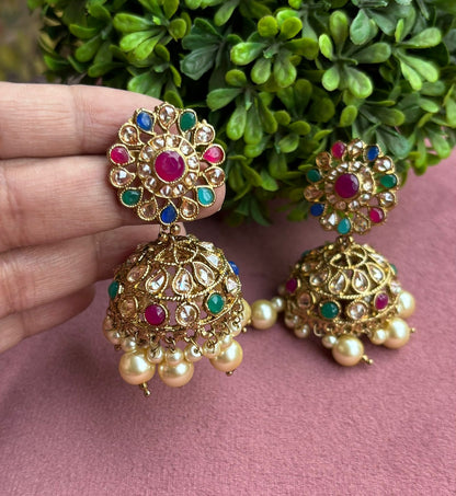Arvi Polki Jhumkas