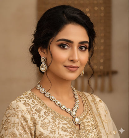 Ziana Uncut Kundan Set