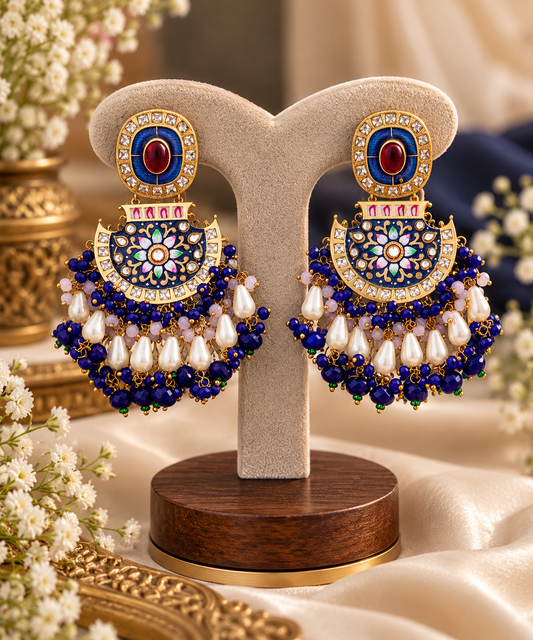 Varnika Meenakari Earrings