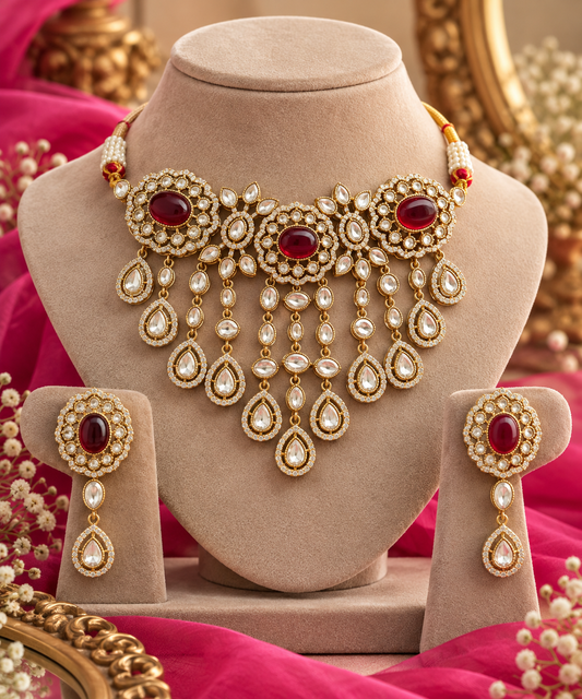 Meghna Moissanite Choker