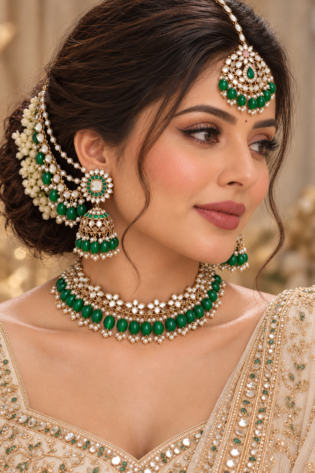 Kashish Mirror Necklace Set