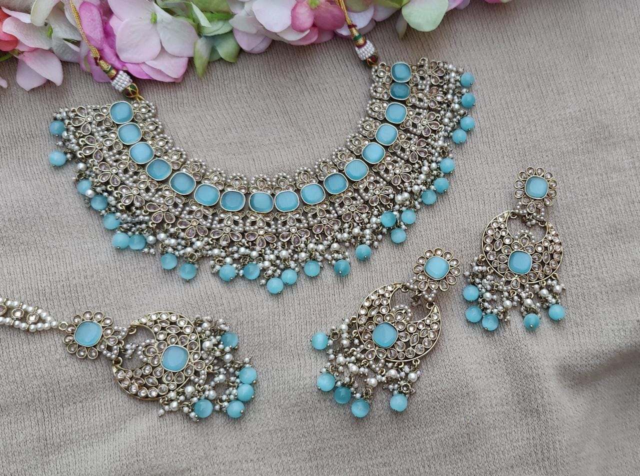 Amrita Polki Necklace Set