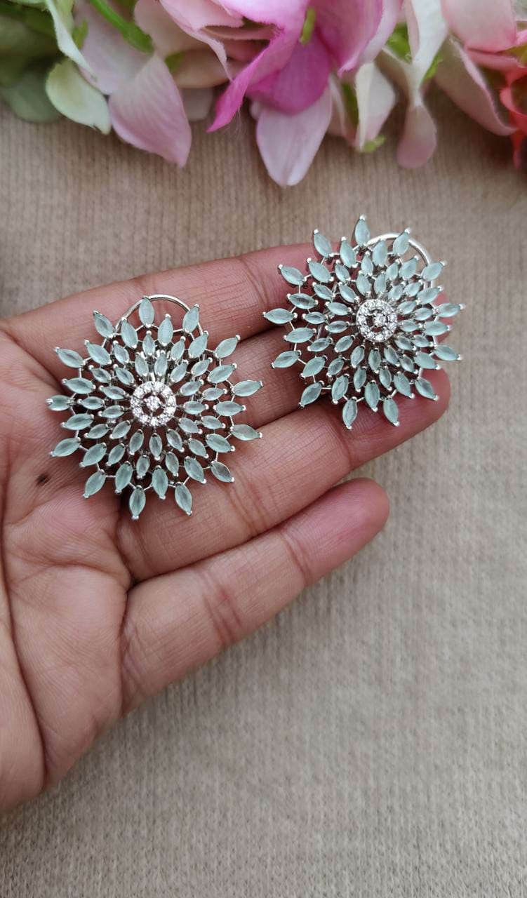 Amara AD/CZ Studs Earrings