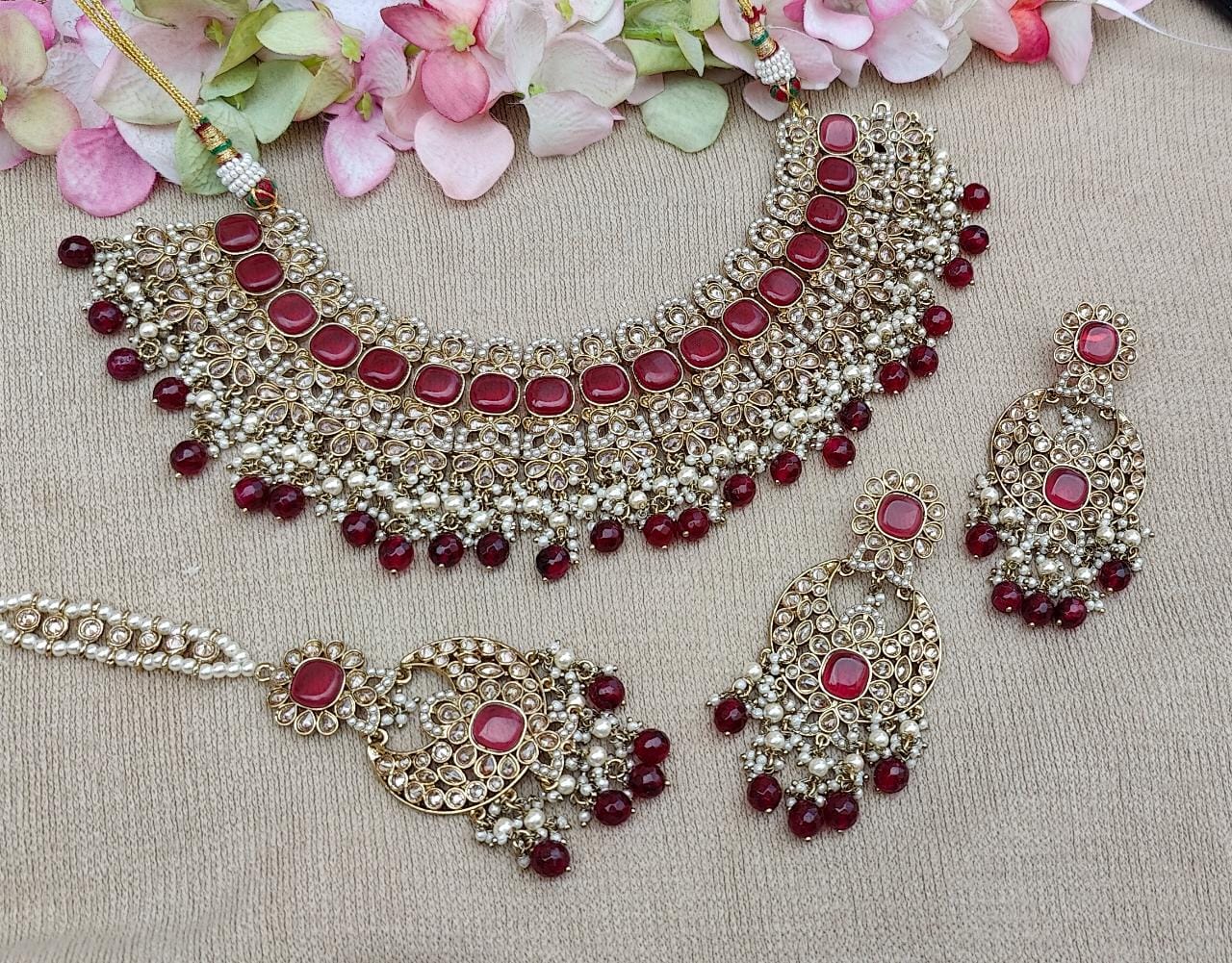 Amrita Polki Necklace Set