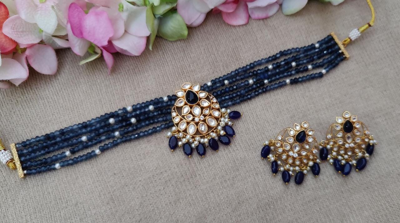 Emrana Beaded Choker Set