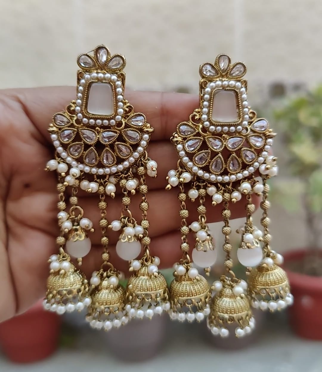 Jasmin Polki Earrings